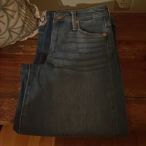 High-Rise Wide Leg Crop Jeans